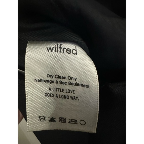 Aritzia Wilfred Ecoulement Tie Back Womens Jumpsuit - Black - Size 00 - Picture 7 of 8